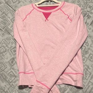 Pink Lululemon long sleeved tank Size 8